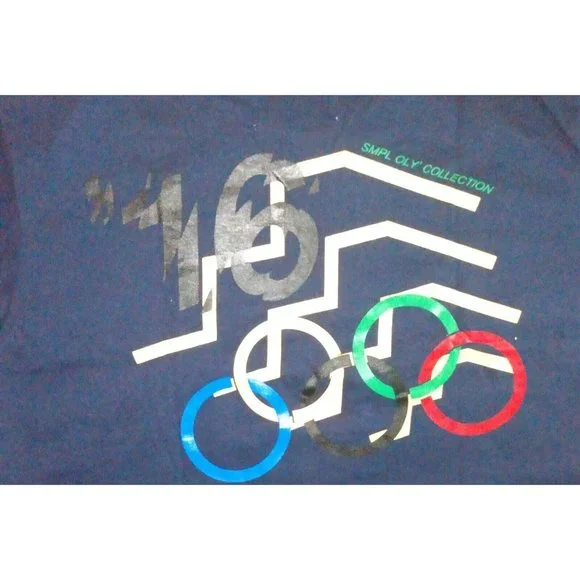 Sample Sports 2016 Olympics Navy Blue T-Shirt Men's XL - Picture 4 of 4